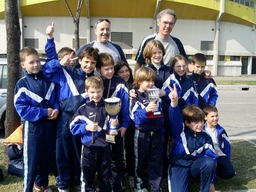I ragazzi con Robi C. e Robi P.